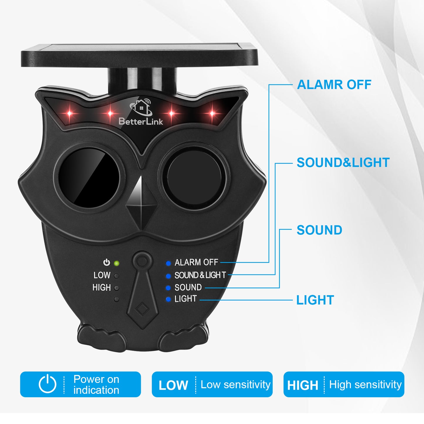 Supplemental Solar Driveway Motion Detector&Sensor (Sensor only,can Work independently Without Receiver)